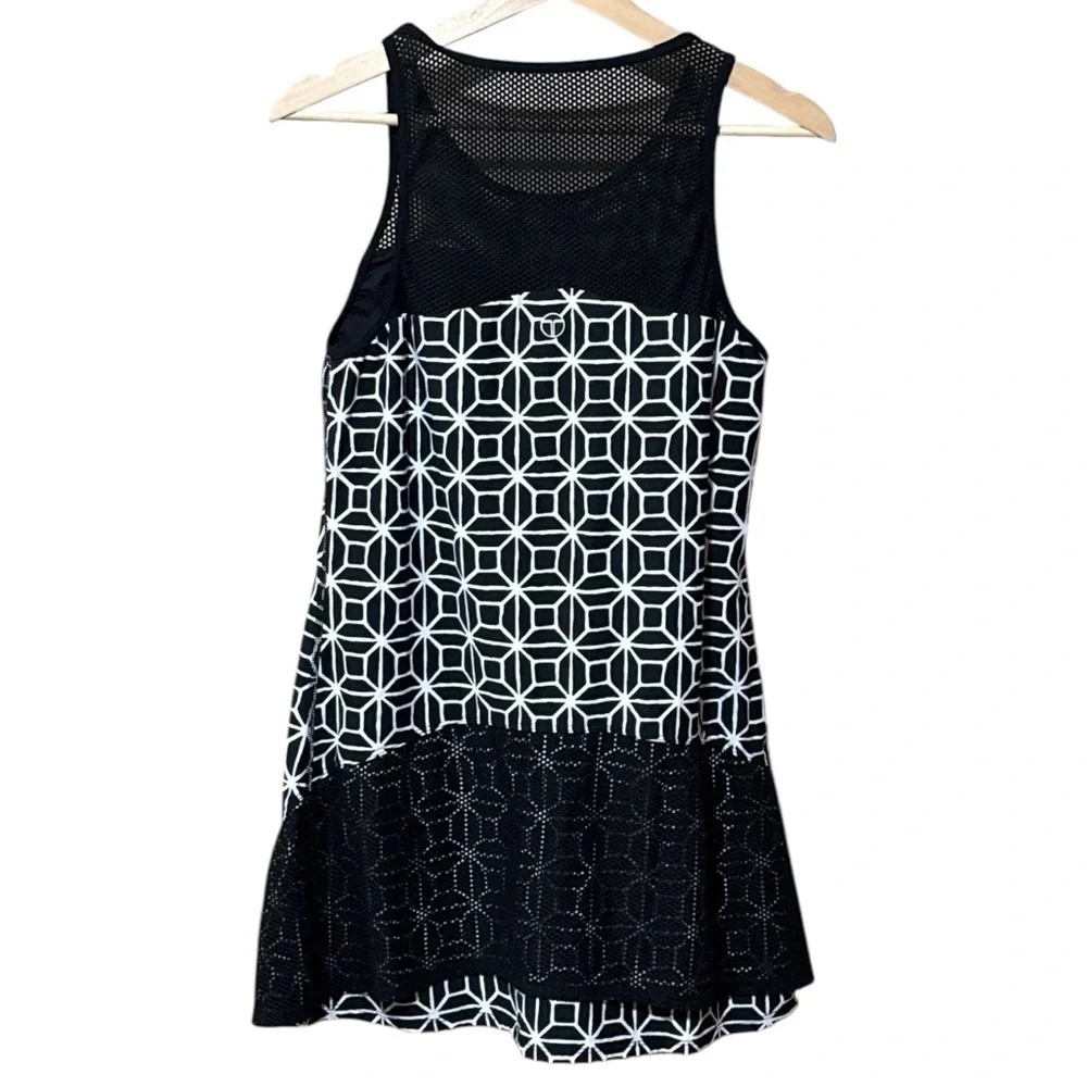 EUC - Trina Turk Recreation Dress - Size XL - black/white